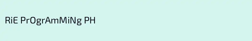 RiE PrOgrAmMiNg PH